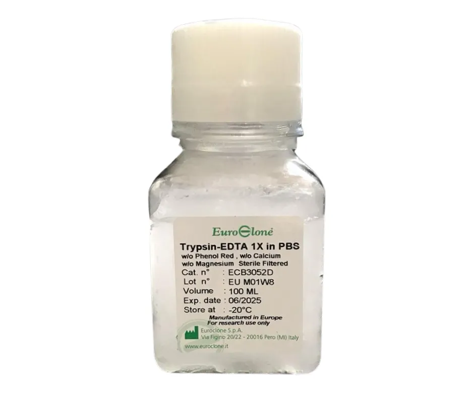 Trypsin 0.05% EDTA 1X in PBS w/o Calcium w/o Magnesium w/o Phenol Red